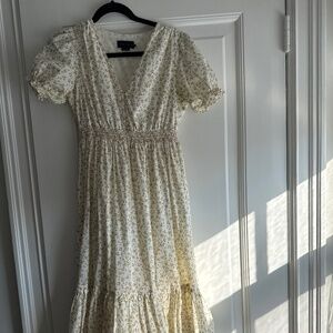 HATCH Maternity Floral Midi Dress – Size 0